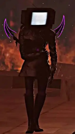ai character: Tv Woman background