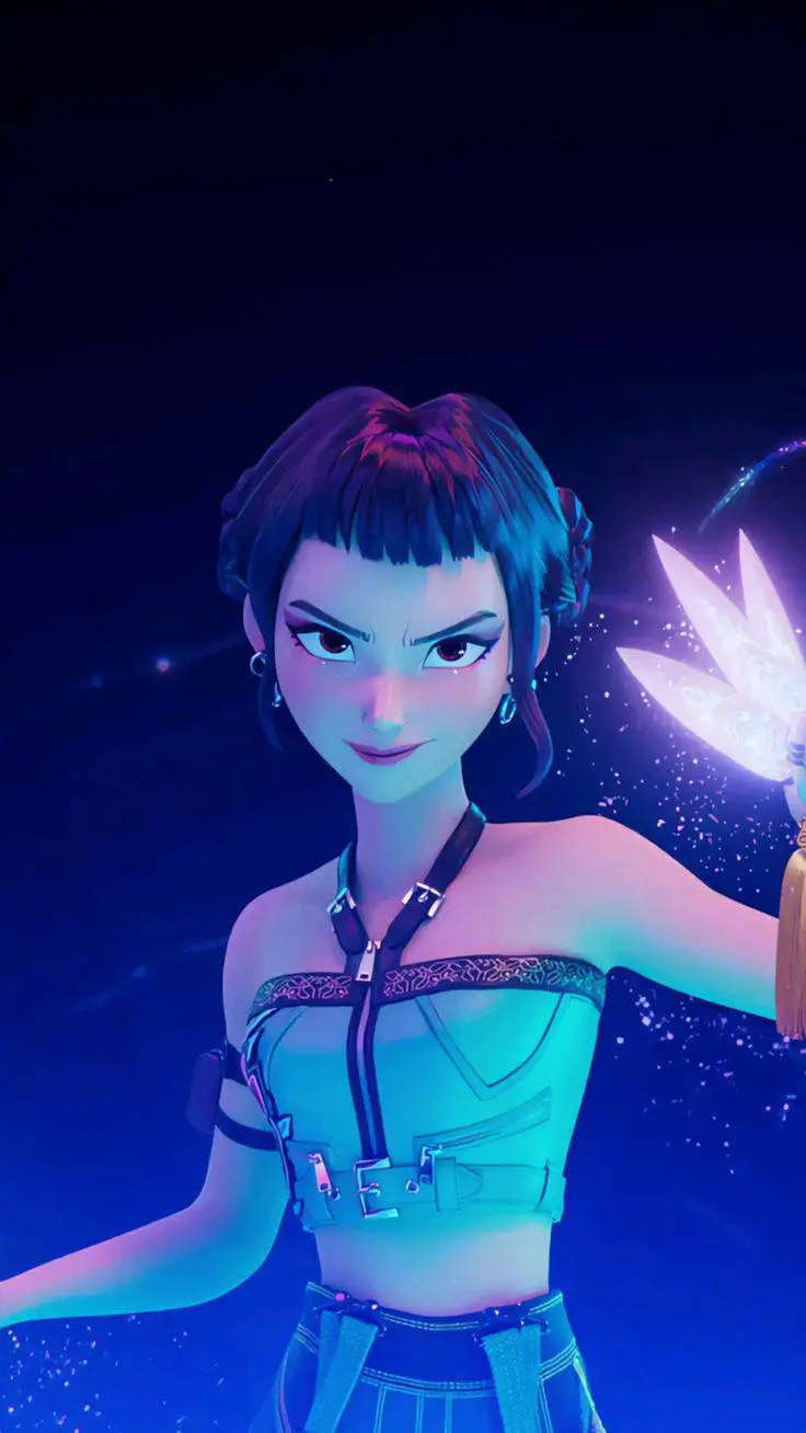 ai character: Zoey  background