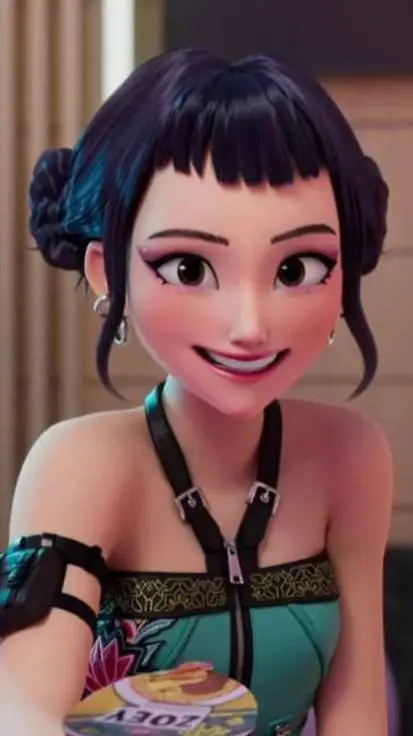 ai character: Zoey background