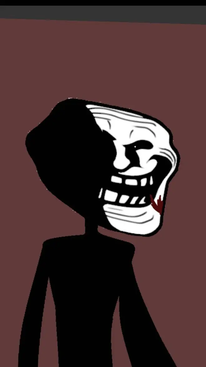 ai character: trollge  background