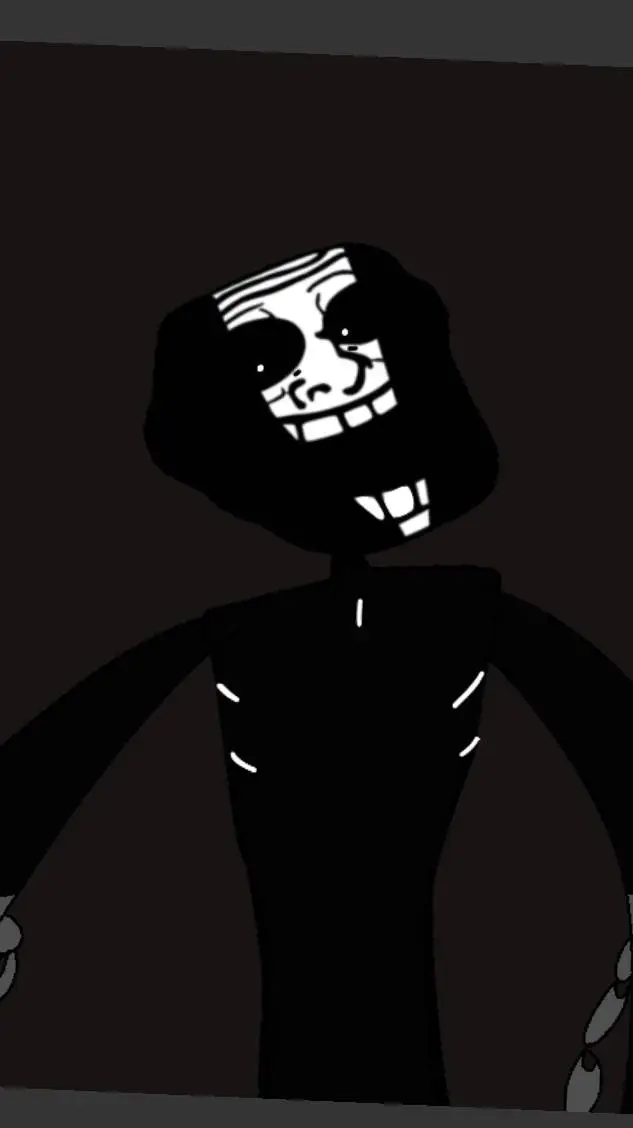 ai character: trollface epico background