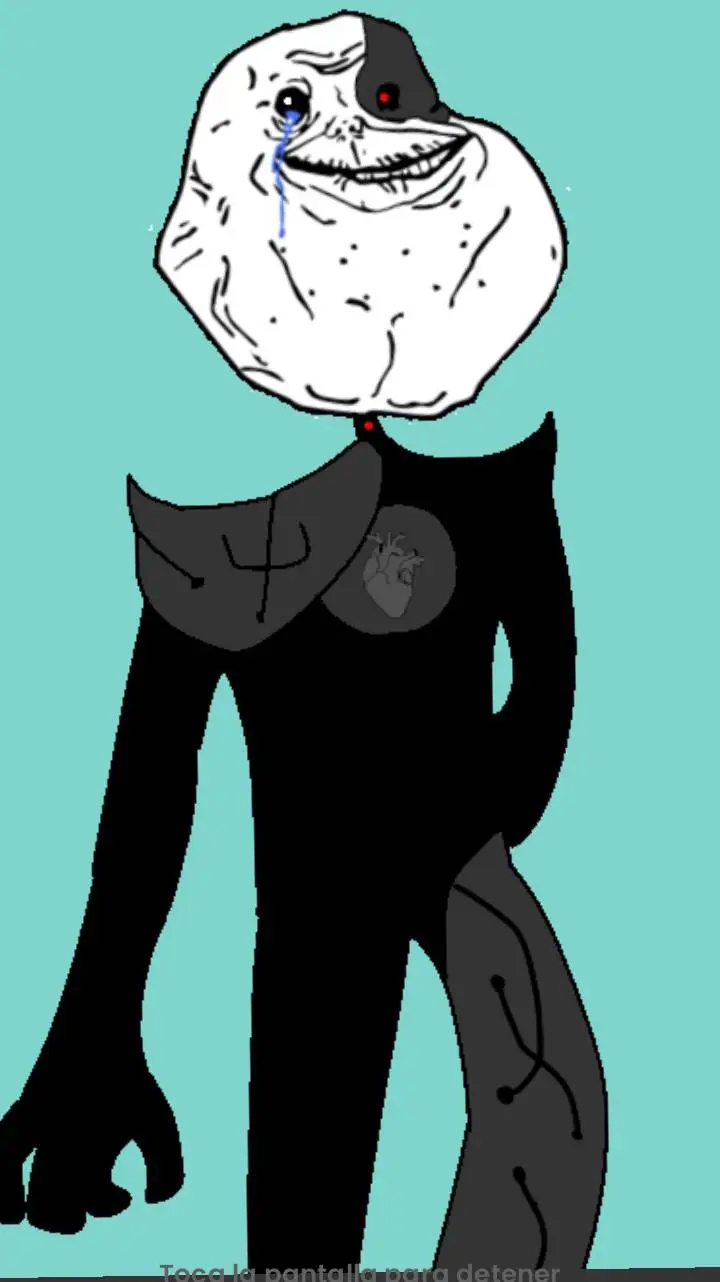 ai character: forever alone background