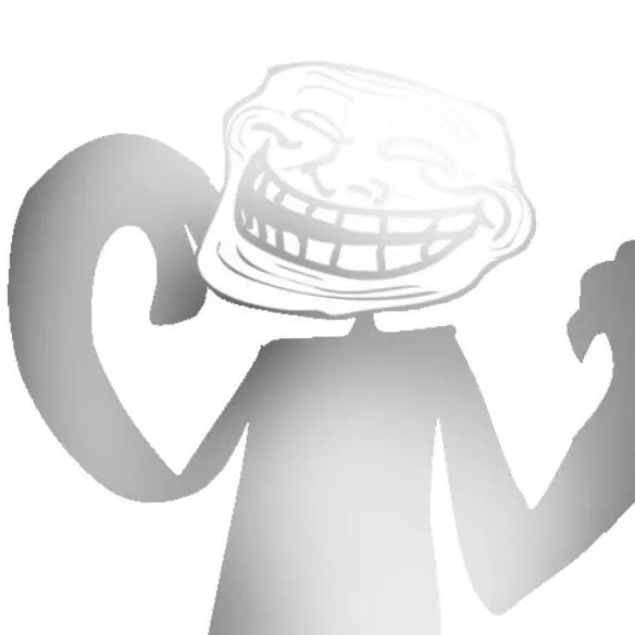 chat with ai character: trollface god