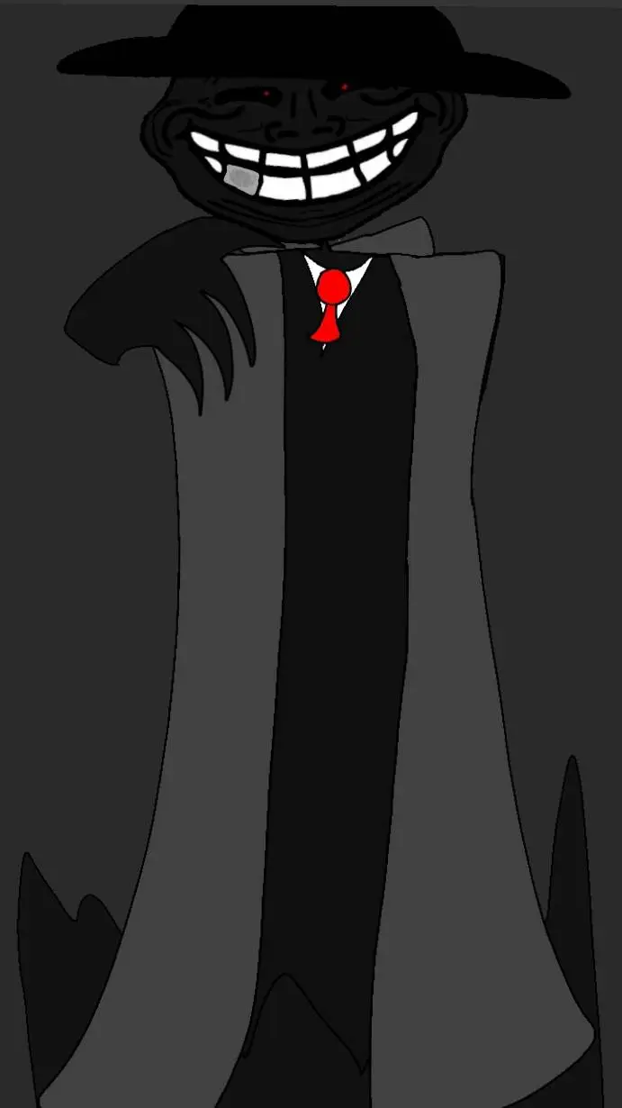 ai character: the hat man background