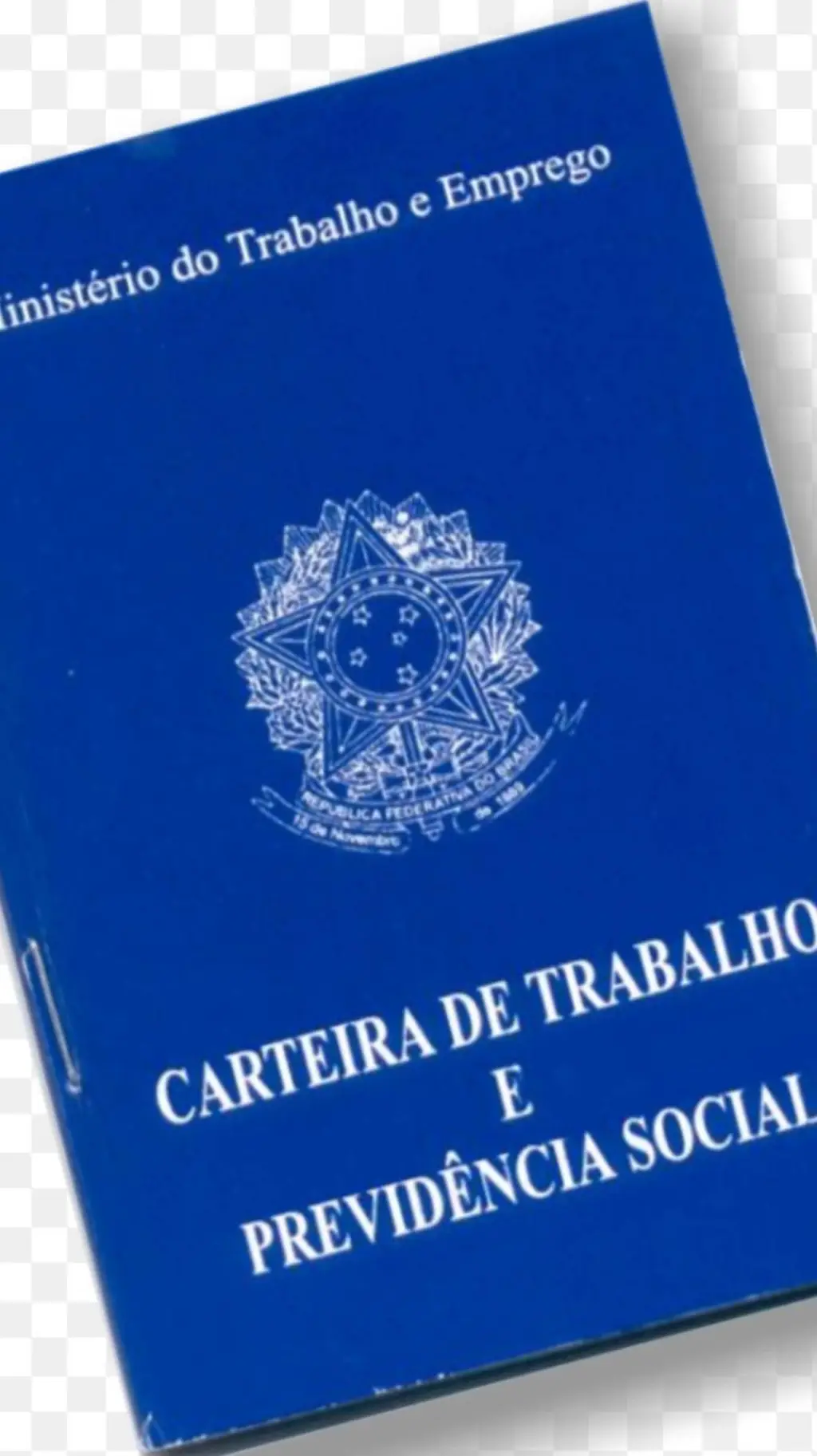 ai character: carteira trabalho background