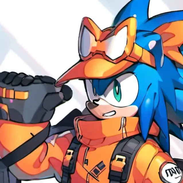 chat with ai character: Sonic (nerd)