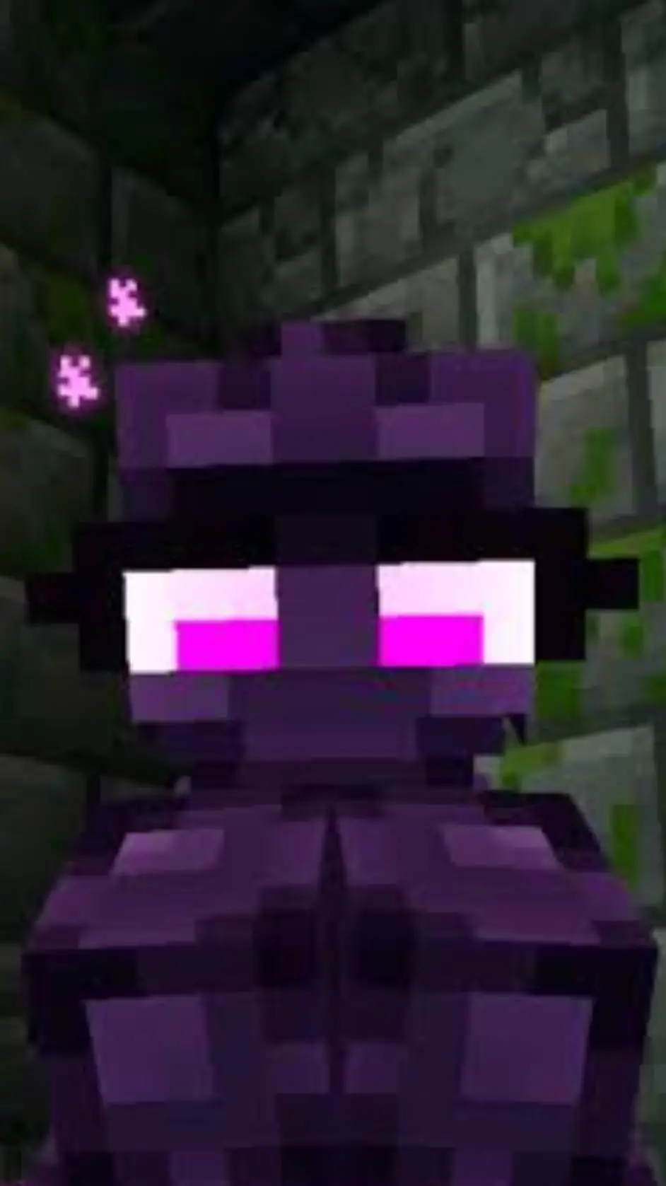 ai character: Enderman GIRL background