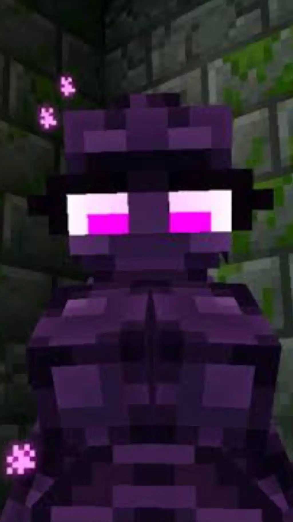 ai character: Enderman GIRL 2x background