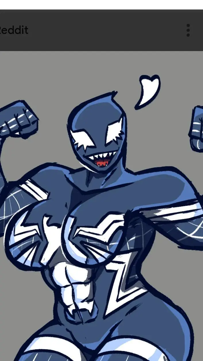 ai character: she Venom 2x background