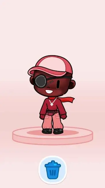 ai character: coolkid avatar! background