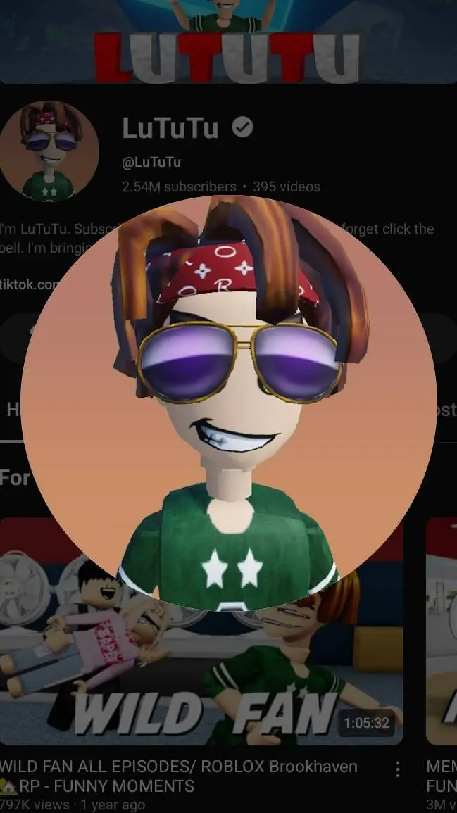 ai character: Lututu Luca background