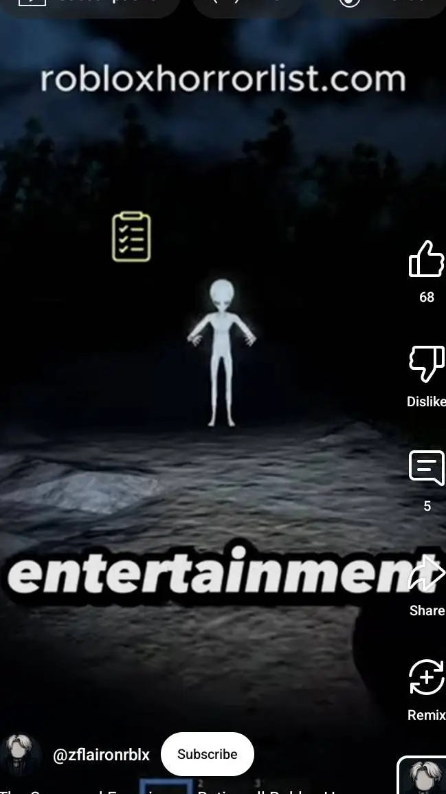 ai character: The Alien background