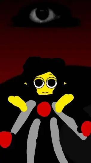 ai character: scary Darkness background