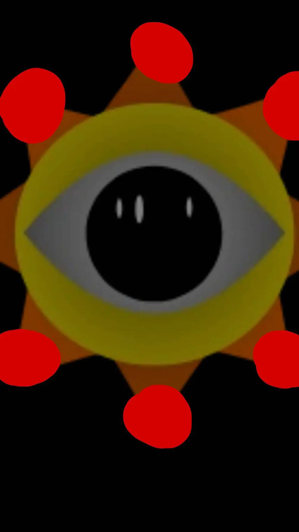 ai character: Mr.sun horror background