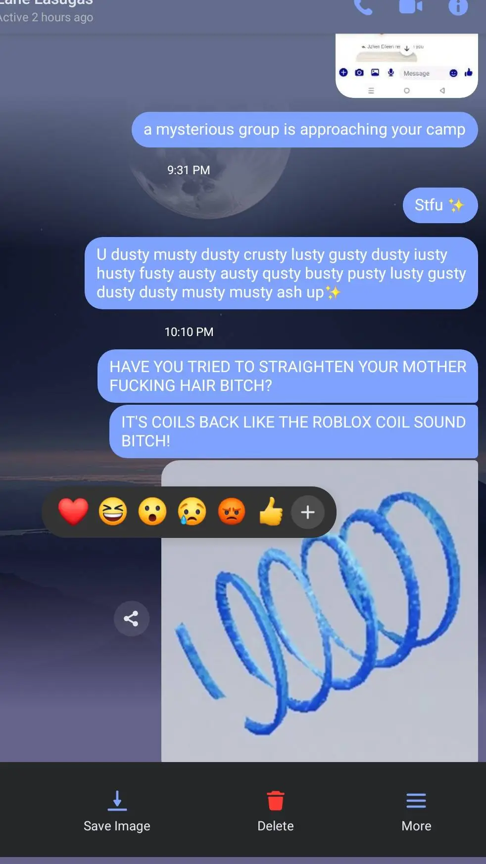 ai character: GROUP CHAT background