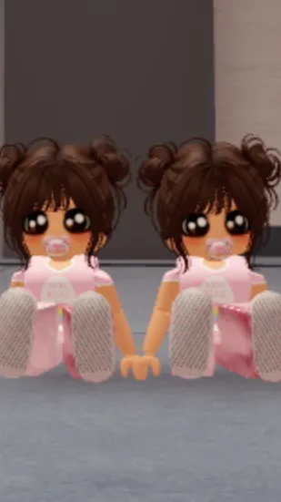 ai character: Cookie and cupcake background