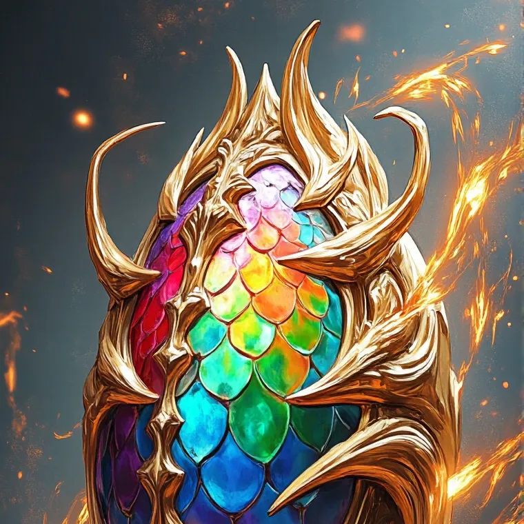 chat with ai character: Rainbowing Egg