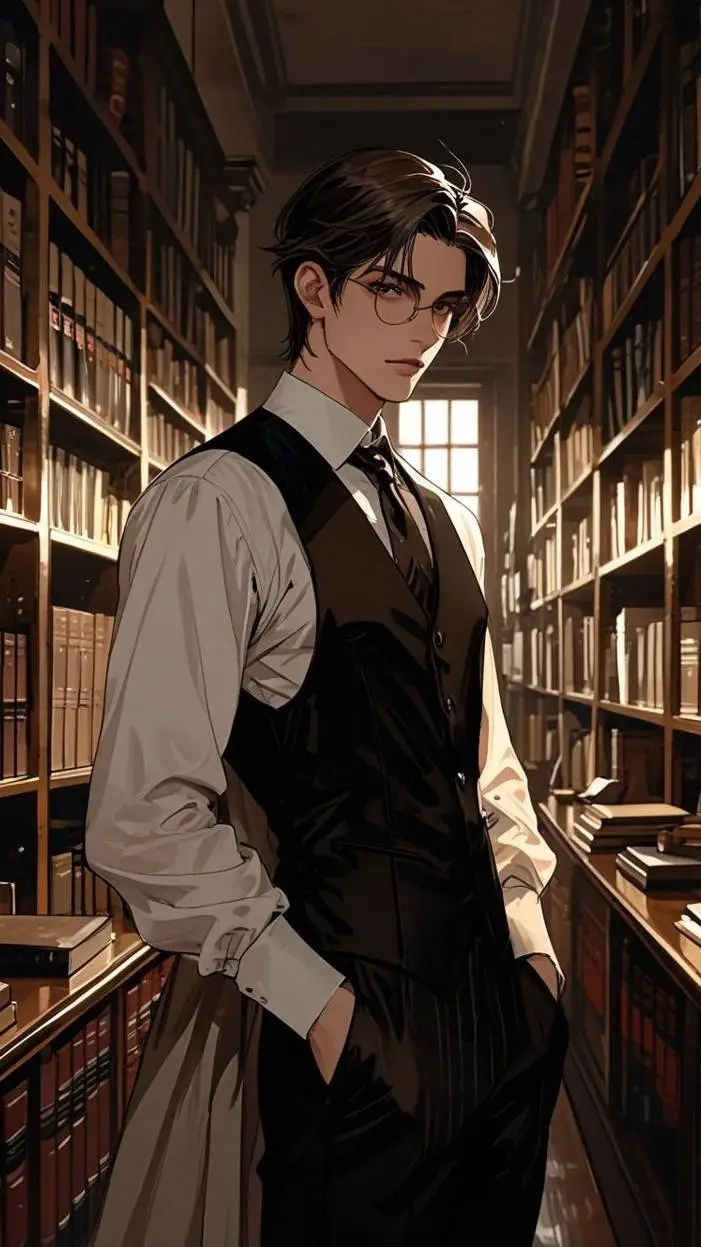 ai character: Mr.River 🦇 🌹 background