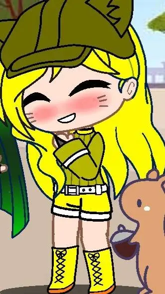 ai character: Lily cat face 😽 background