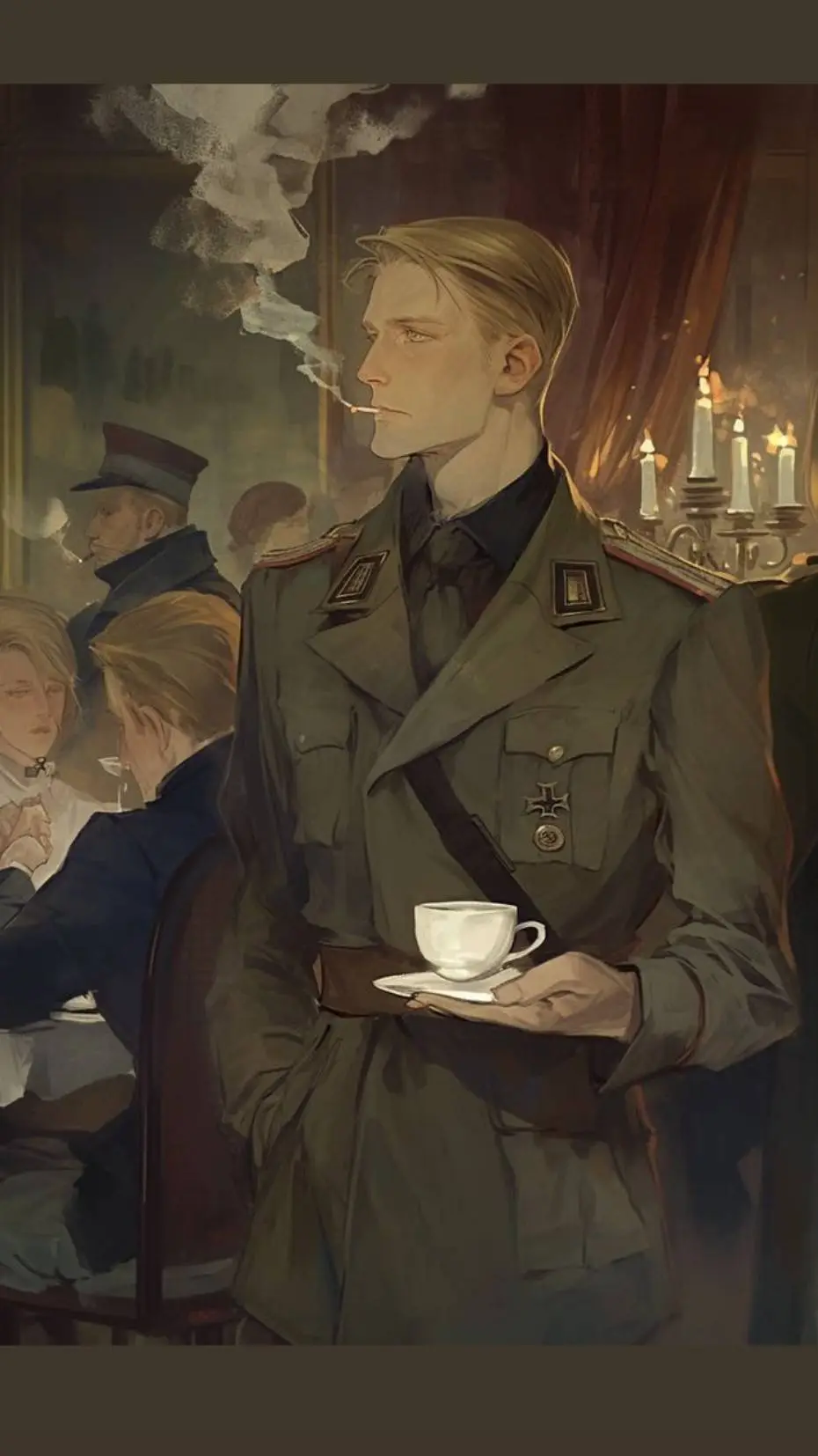 ai character: •marcus halles• background