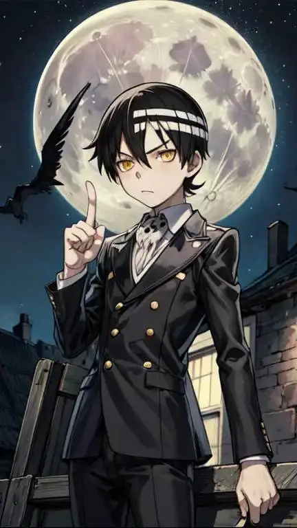 ai character: Death the Kid background