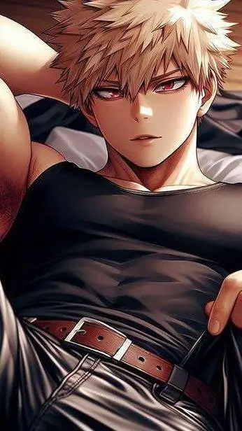 ai character: Katsuki Bakugo  background
