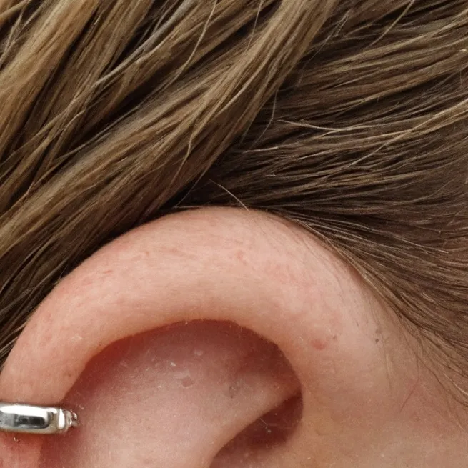 chat with ai character: Ear piercing 