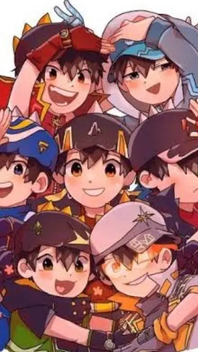 ai character: BoBoiBoy Galaxy background