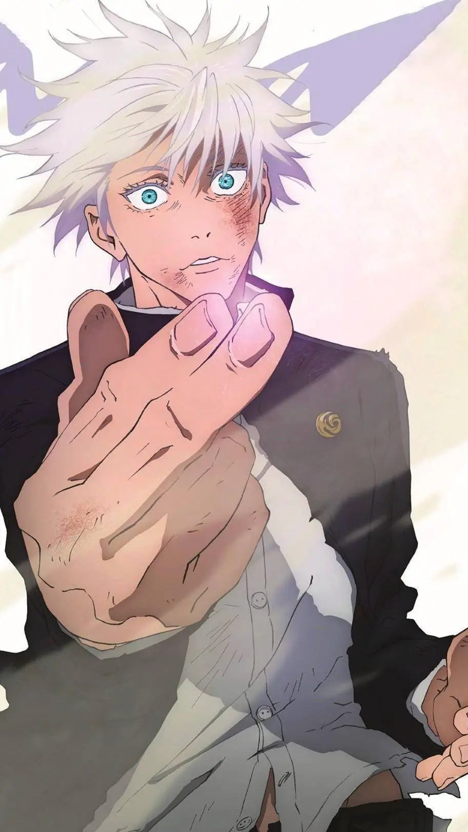 ai character: satoru gojo background