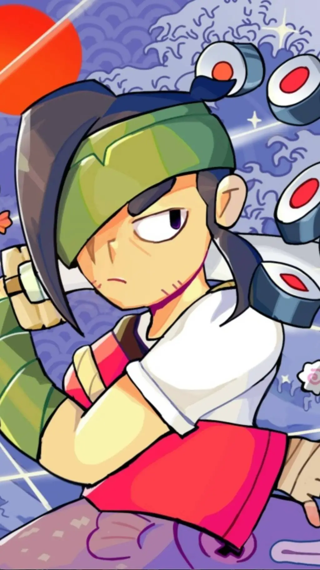 ai character: Kenji background