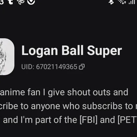 chat with ai character: Logan ball super