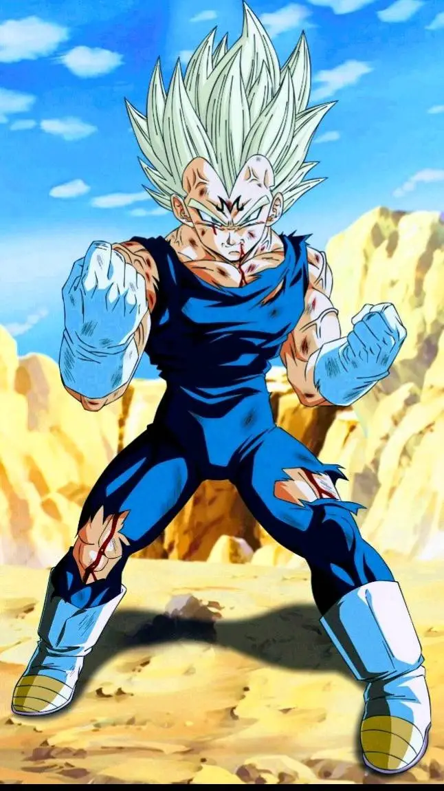 ai character: Majin Vegeta background