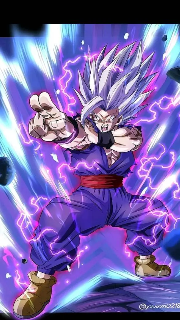 ai character: beast Gohan  background