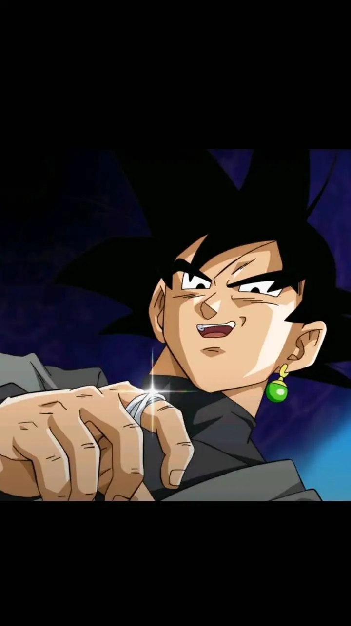 ai character: goku black  background