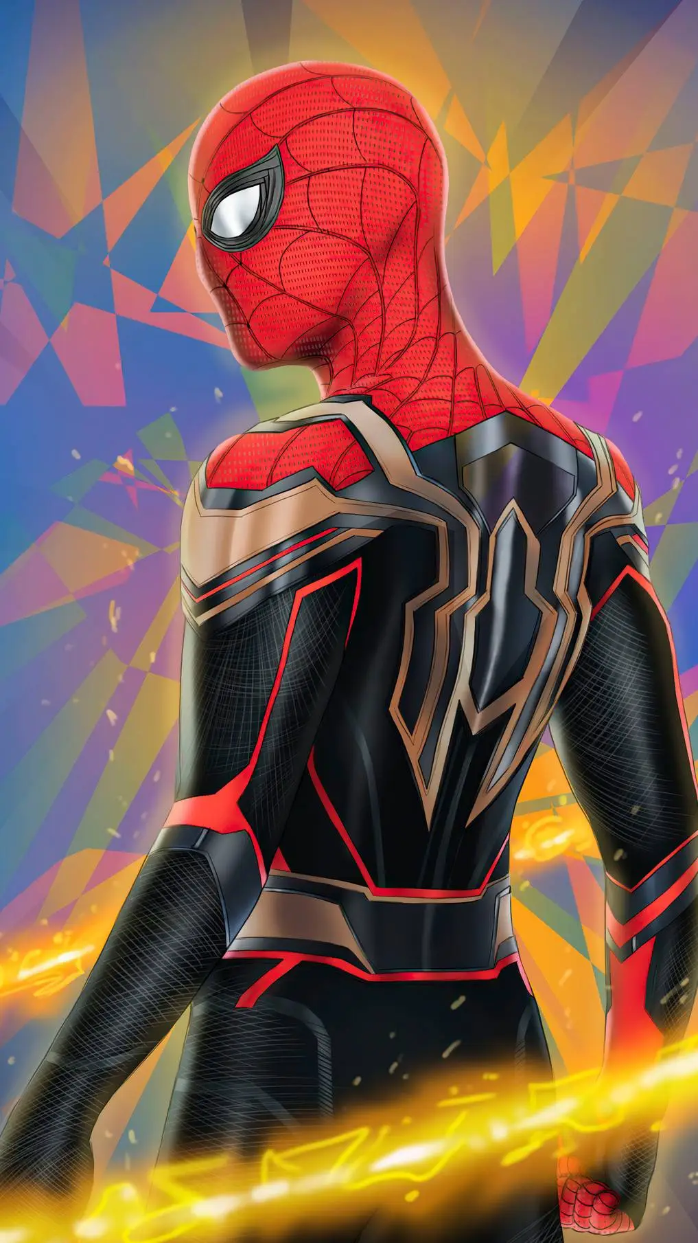 ai character: spiderman  background