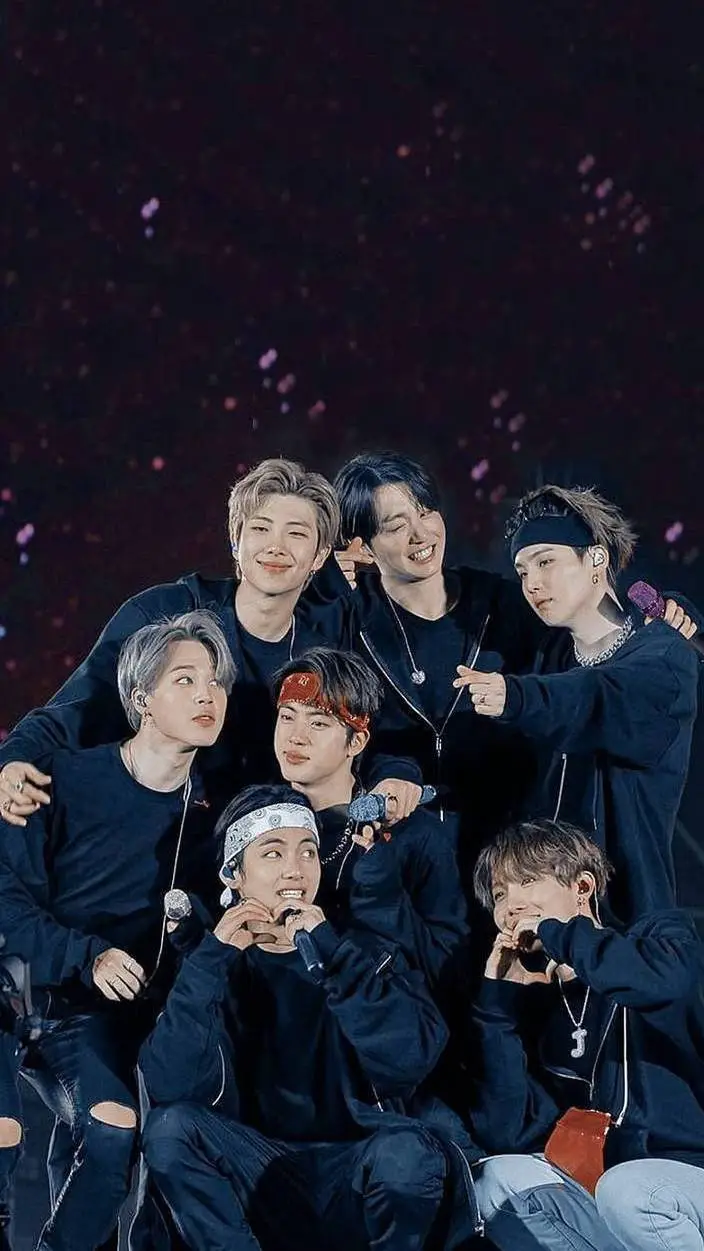 ai character: B T S 🕊️💜 background