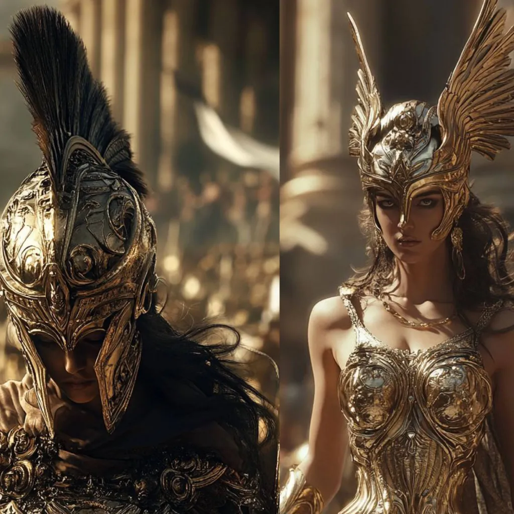 chat with ai character: Athena: God Blood