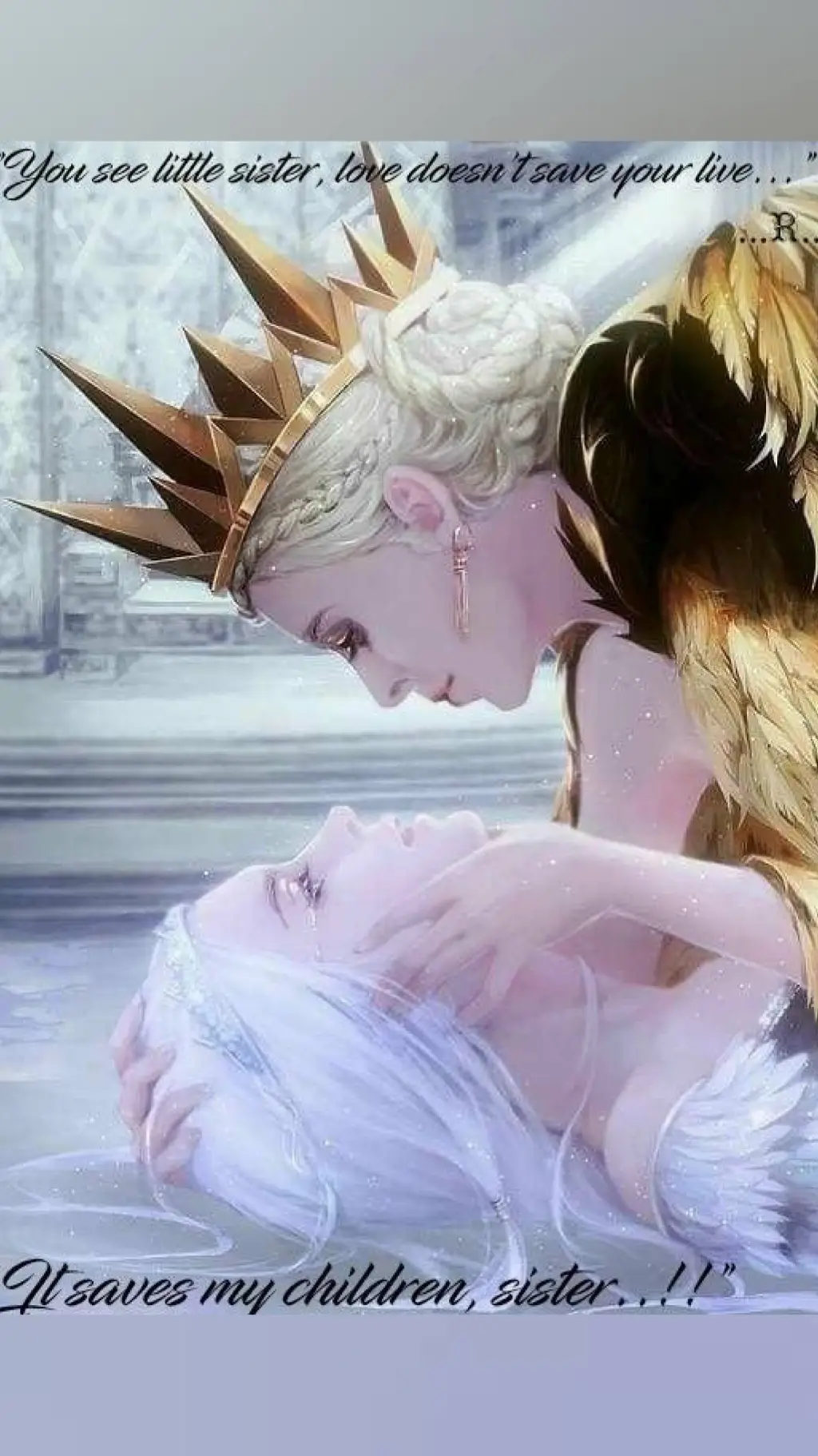 ai character: Ravenna and Freya background
