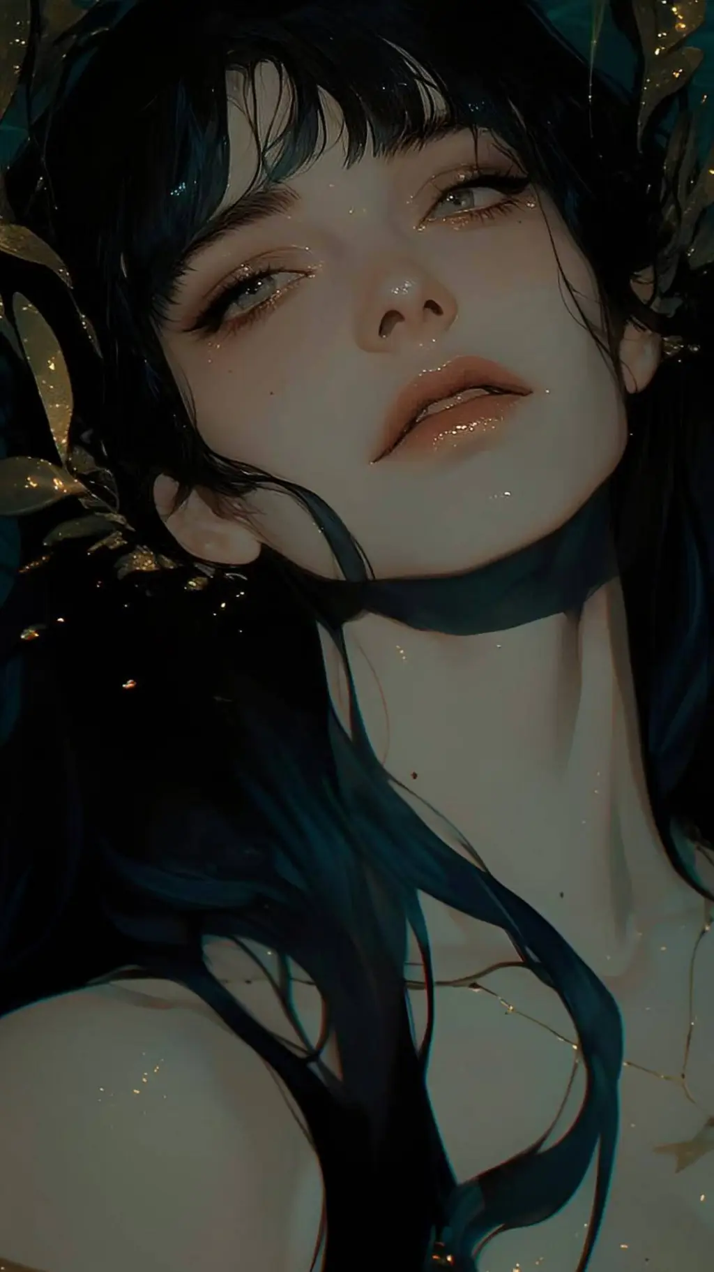 ai character: °•. Poseidra .•° background