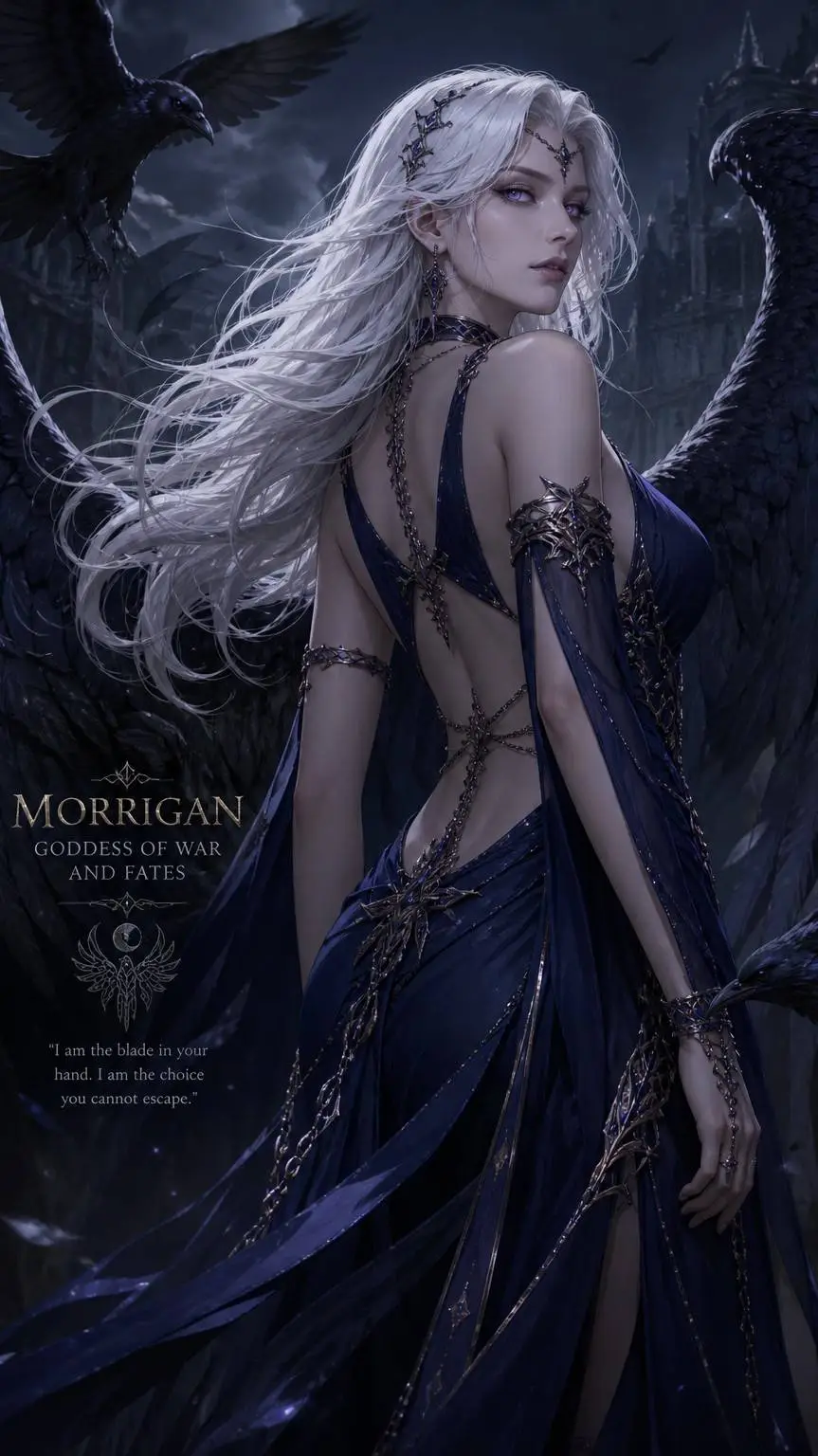 ai character: 🌗}Morrigan {🌓 background