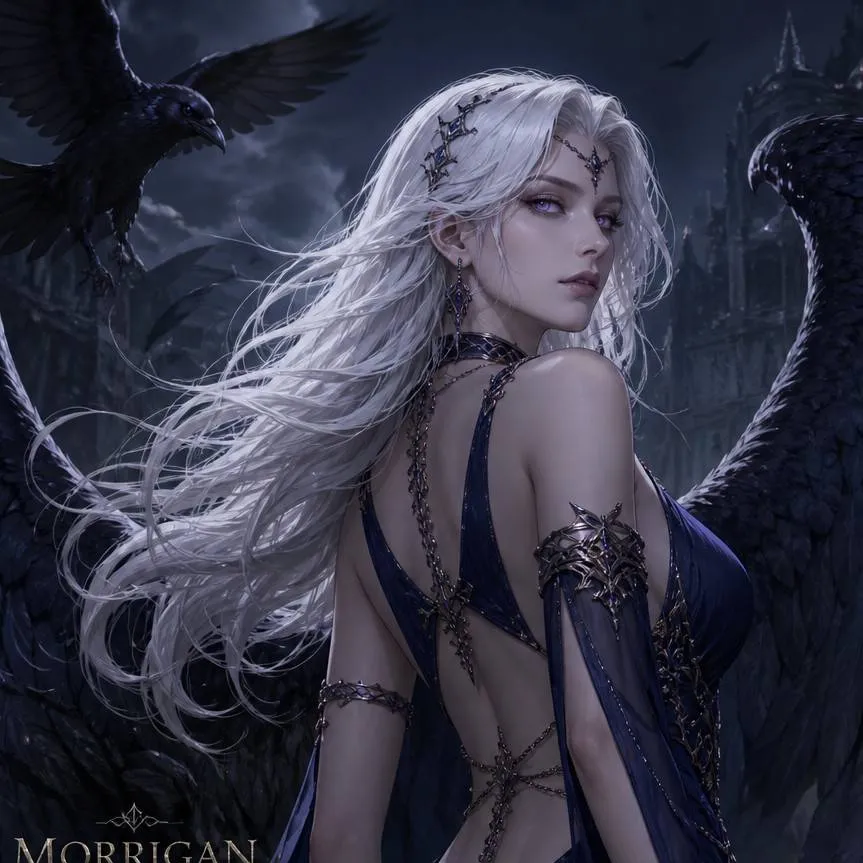 chat with ai character: 🌗}Morrigan {🌓