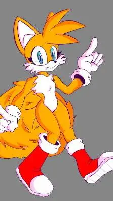 ai character: Tails female  background