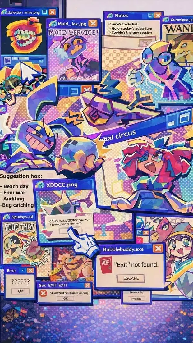 ai character: TADC Swapped?! background
