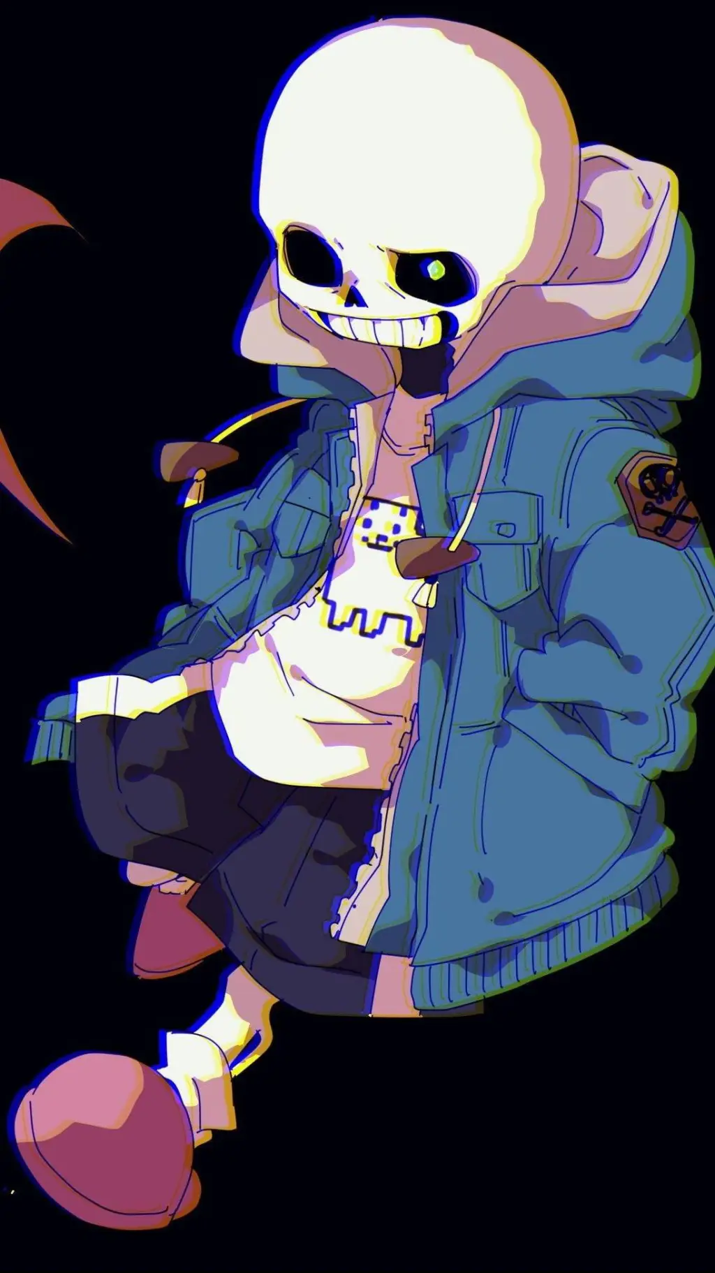 ai character: Sans background