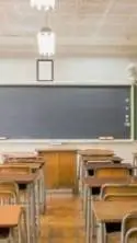 ai character: squid game school background