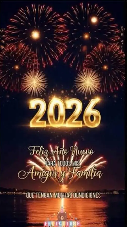 ai character: feliz 2026 background