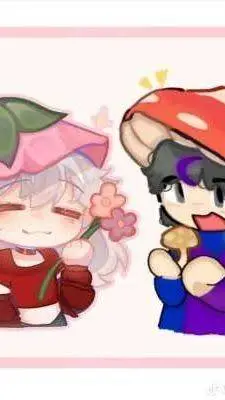 ai character: nabi y cely background