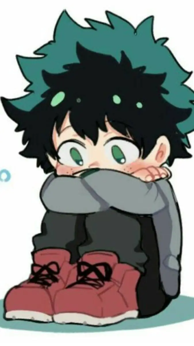 ai character: Deku comofort background