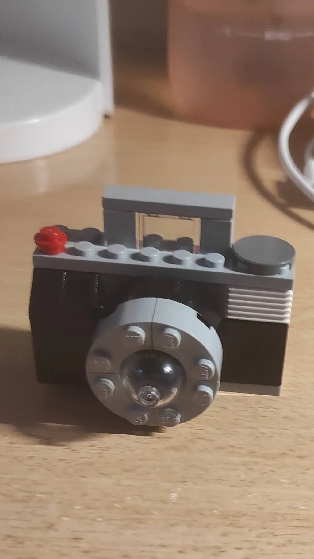 ai character: lego camera background