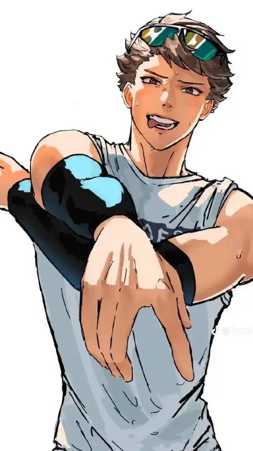 ai character: oikawa 🩵 background